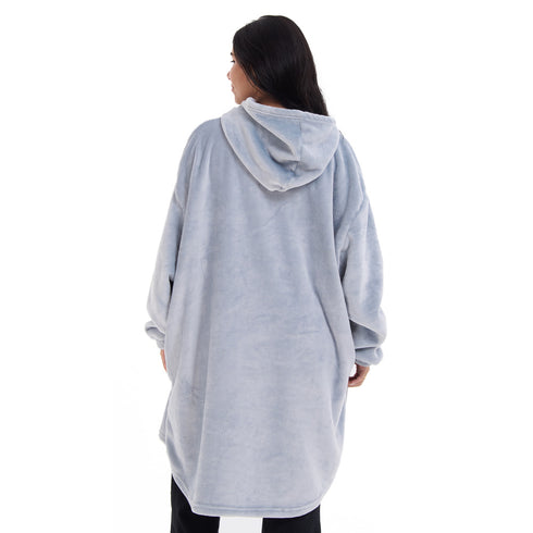Snuggs Blanket Hoodie Light Grey